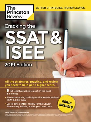 cover image of Cracking the SSAT & ISEE, 2019 Edition